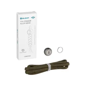 Olight 974931440294 Oknife Obead Tc4 Titanium Alloy Bead Grey With Paracord And Keyring Olight 974931440294 Oknife Obead Tc4 Titanium Alloy Bead Grey With Paracord And Keyring