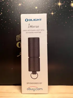 Olight 975498000327 Imorse Rechargeable Keychain Flashlight 180 Lumens