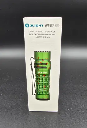 Olight 975498006299 Brand New Zombie Green Warrior Nano Dual Switch Edc Flashlight Sn 0020