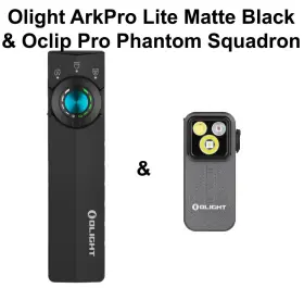 Olight 977261691947 Arkpro Lite Matte Black 3-in-1 Flashlight And Oclip Pro Phantom Squadron Olight 977261691947 Arkpro Lite Matte Black 3-in-1 Flashlight And Oclip Pro Phantom Squadron