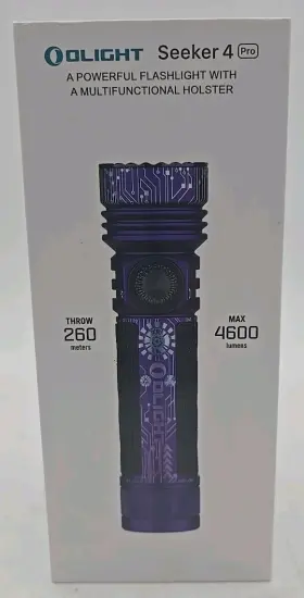 Olight 977261692197 Seeker 4 Pro Cyber Violet And Oclip Purple I3e 18th Anniversary Editi
