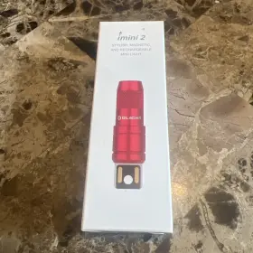 Olight 977261692265 Imini 2 Passionate Red Rechargeable Mini Keychain Flashlight 50 Lumens