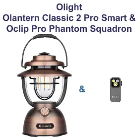 Olight 977261692937 Olantern Classic 2 Pro Smart And Oclip Phantom Squadron Flashlight