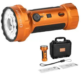 750m Olight 977261695075 Marauder Mini 2 Orange Wide-beam High-intensity Flashlight 10000 L
