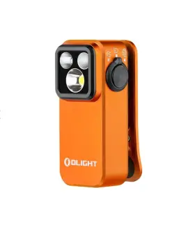 Olight Oclipprobk300000 Oclip Pro S 5-in-1 Rechargeable Clip On Flashlight Orange Uv Rgb New