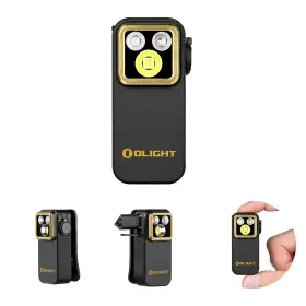 Olight Oclippros-300000 Oclip Pro S Edc Flashlight Clip-on Light 600 Lumens Type-c Black