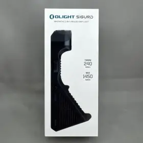 Olight Ol-sigurd-bk#usvc-new3 Sigurd Flashlight 1450 Lumens / 240m Throw Built-in 2400mah Battery New