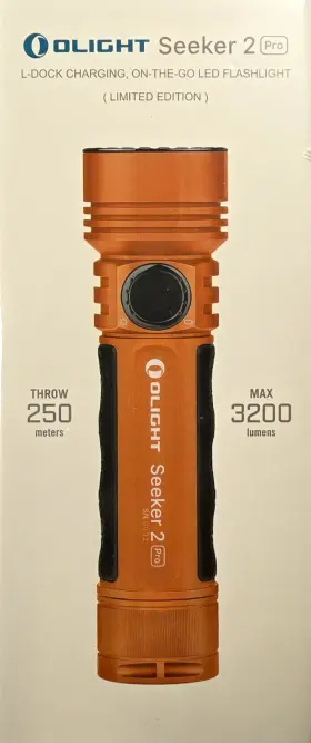 Olight Seekerpro2 Seeker 2 Pro Flashlight New Sealed Desert Tan Ltd Edition Serialized