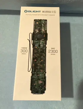 Warrior-3s-camo Olight Warrior 3s 2300 Lumens Tactical Flashlight Camo Dual Switch