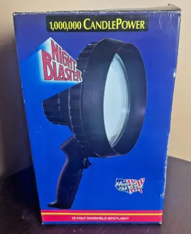 Optronics Qh-1002 Night Blaster 1 000 Candlepower 12v Handheld Spotlight Usa Made