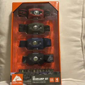 31780 Ozark Trail Led Headlamp Set 220 Lumens 4-pack