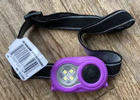 Ozark Trail 6104 Purple Led Mini Headlamp 20 Lumens Model New Camping Hiking