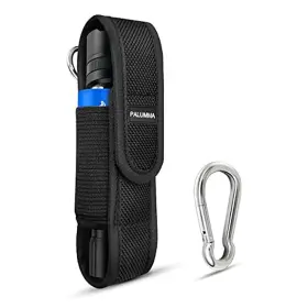 21253 Palumma 电 筒 包 Nylon Flashlight Pouch Holster With Carabiner Flexible Adjustment Fl