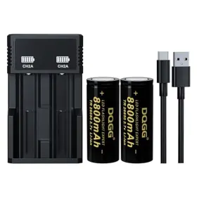 Paowang 8800-22p 26650 Rechargeable Battery 3.7volt Li Batteries 8800mah High Capacity