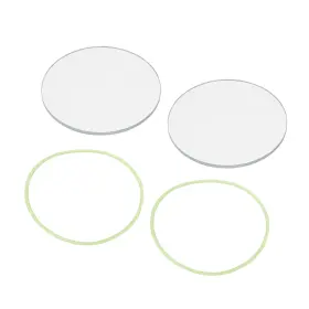 Patikil Pta220804tt0831jp 2 Inch Dia Led Lens Set Polished Edge Flashlight Glass With