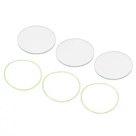 Patikil Pta220804tt0832 2 Inch Dia Led Lens 3 Set Polished Edge Flashlight Glass With