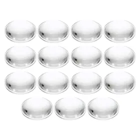 Patikil Pta241121tt000191eu Diameter 28mm Flat Convex Lens 15 Pcs Height 9mm Acrylic Led Optical