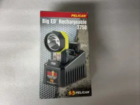 3750-001-245 Pelican Used Professional Big Ed 3750 Nicd Rechargeable Xenon Flashlight