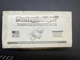 Md2-xl-sr Pentagon Light 5698 Xenon Laserlight Combo With Pressure Pad Black