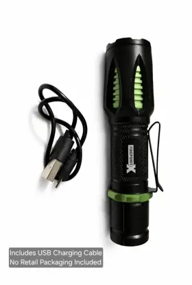 Performance Tool W2659 Firepoint X Rechargeable Led Flashlight Usb Li-ion Tactical Bright