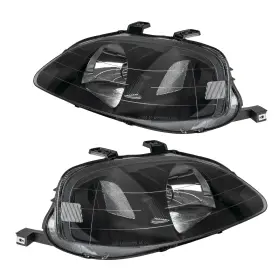 Philtop 3154lah4795us Front Headlights Assembly For Civic 1999-2000 1.6l Headlamp Blac