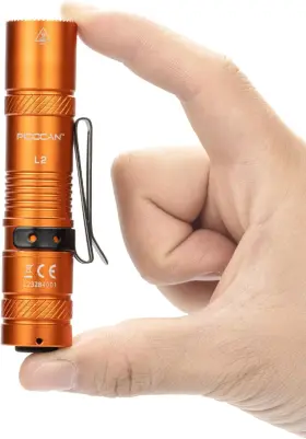 Pioocan 705353543357 Rechargeable Flashlights 1200 Lumens Edc Flashlight Aa Pocket High L