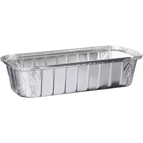 Plasticpro 684758149626 3 Lb 10 Pack Disposable Loaf Pans Aluminum Tin Pound Silver