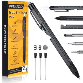 Pprafdd Hmp-p248 9 In 1 Multitool Pen Gifts For Men Multi Tool Mens Gift Fathers Da