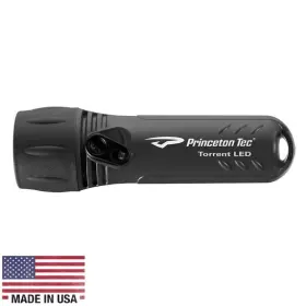 Princeton Tec 02612 Black Torrent Diving Flashlight Powerful Inspect Underwater Caves