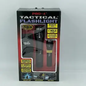 Pro 608410055339 Pro-4 Tactical Flashlight Spotlight - 300 Lumens With Mini And Case