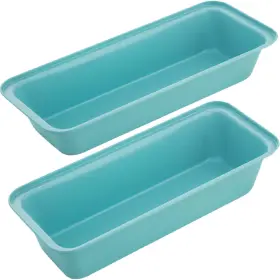 Proigtz Pr-013-fba 2-pack 13 X 5 Inch Loaf Pan Nonstick Carbon Steel 2.5 Blue
