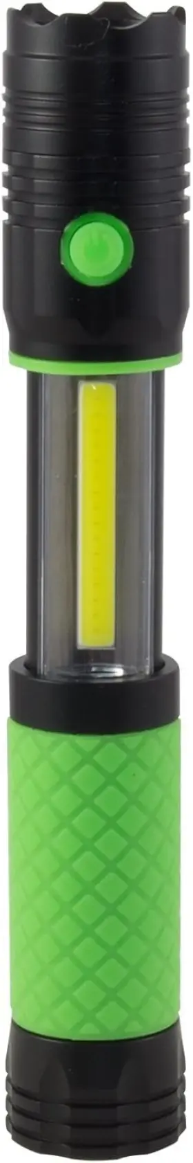 Promier 811446020558 One 250/200 Lumen Extendable Task Light Flashlight With Magnetic Base 4aaa
