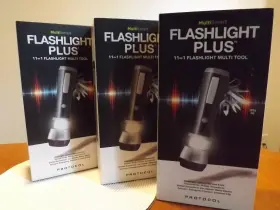 Protocol 6412-7db Flashlight Plus With 11-in-1 Multi-tool New Lot Of 3