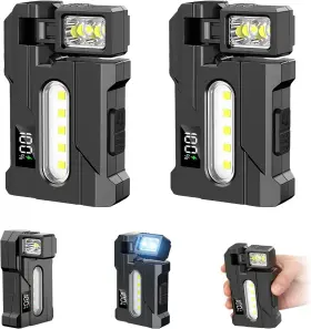 Qentanud Gtu487 G5 Edc Flashlight 1200 Lumens 2pcs Super Bright Rechargeable Mini Light With Ro