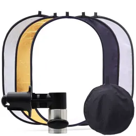 Clip60x90cm Qqrasoal Photography Light Reflector With Clip 5 In 1 Portable 60x90cm/24x35inch Oval