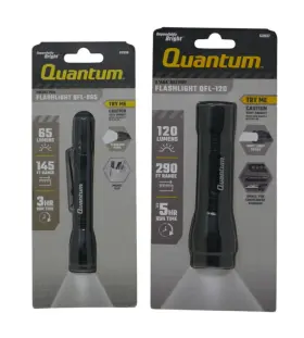 Quantum Qfl-065 Focusing Tactical Flashlight Qfl-120 And Pocket Pen New