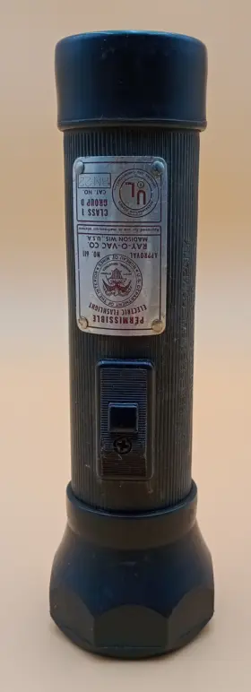 Bm-22 Rayovac Vintage Permissible Electric Flashlight Midland Dow Mi Michigan Bm-22 Rayovac Vintage Permissible Electric Flashlight Midland Dow Mi Michigan