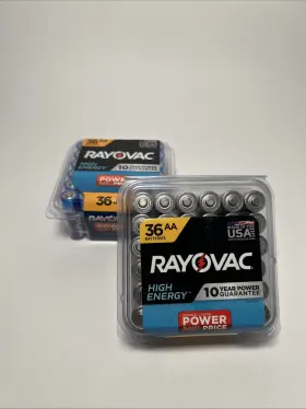 Rayovac E302334504 High Energy Aa Batteries 72 Pack Double A Exp 12/36