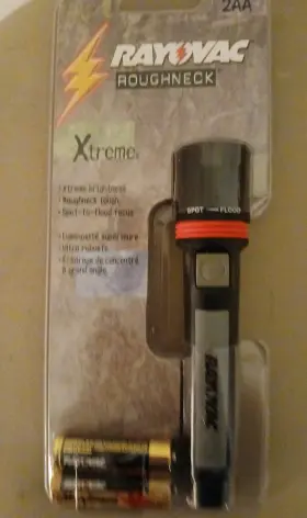 Rayovac R2aa-ba Vtg Nip Roughneck Xtreme Flashlight Brightness