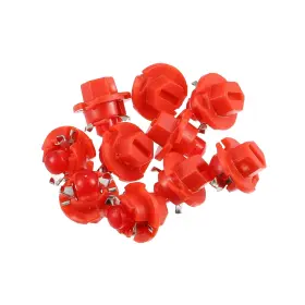 Repairock Kc240710007274for 10pcs Dc 12v T5 B8.4d Led Dashboard Light Red For 0.47 Inch X0.47