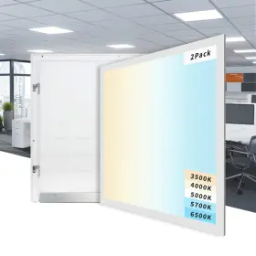 Rg-522-2p Rg Raygalax 2 Pack 2x2 Led Flat Panel Light 5 Cct Power Modes Adjustable Ceiling L Rg-522-2p Rg Raygalax 2 Pack 2x2 Led Flat Panel Light 5 Cct Power Modes Adjustable Ceiling L