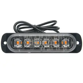 Riloer H841087hxyfat Amber/white Emergency Strobe Lights 1-pack High Brightness Hazard Fla