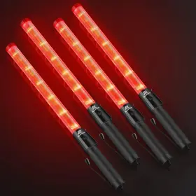 Roadhero 445002512558 4 Pack Traffic Wand 21 Inch Led Control Wands With 2 Flashing