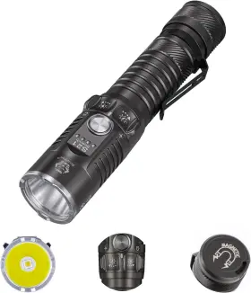 Rovyvon S21gy S21 3000lm Led Flashlight Usb-c Rechargeable Magnetic Tactical