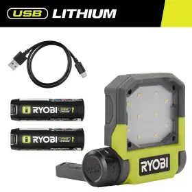 Ryobi 445012580523 Usb Lithium Flip Light Kit With 2.0ah Rechargable Battery