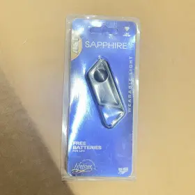 53754 Sapphire Black White Crystal Wearable Light