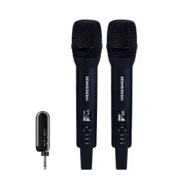 D242 Senheideshi Uhf Rechargeable Wireless Microphone System With 2 X Handheld Mic 1/4 Inch Mini D242 Senheideshi Uhf Rechargeable Wireless Microphone System With 2 X Handheld Mic 1/4 Inch Mini