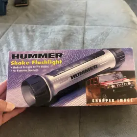 Sharper Image Dk013 New Hummer Shake Flashlight Nib No Batteries Waterproof Floating