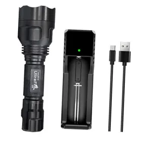 Shen Zhen Shi Ke Jia Mao Yi Co.ltd 313053612664 Ultrafire Tactical Edc Flashlight With Holster 1350 High Lumens Rechargeable