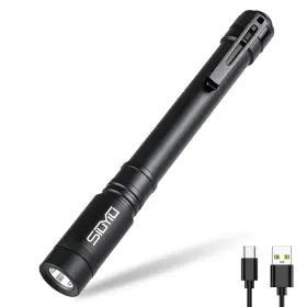 Siuyiu S-1080 Rechargeable Pen Light 500 Lumens Powerful Edc Flashlight Bright Led P